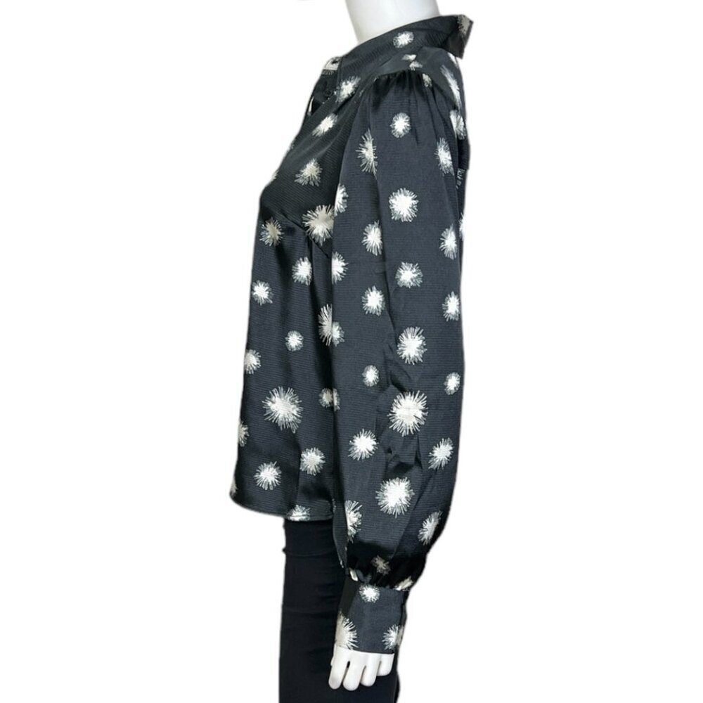 Who What Wear Dandelion Dots Button Down - sz Small - Picture 5 of 8